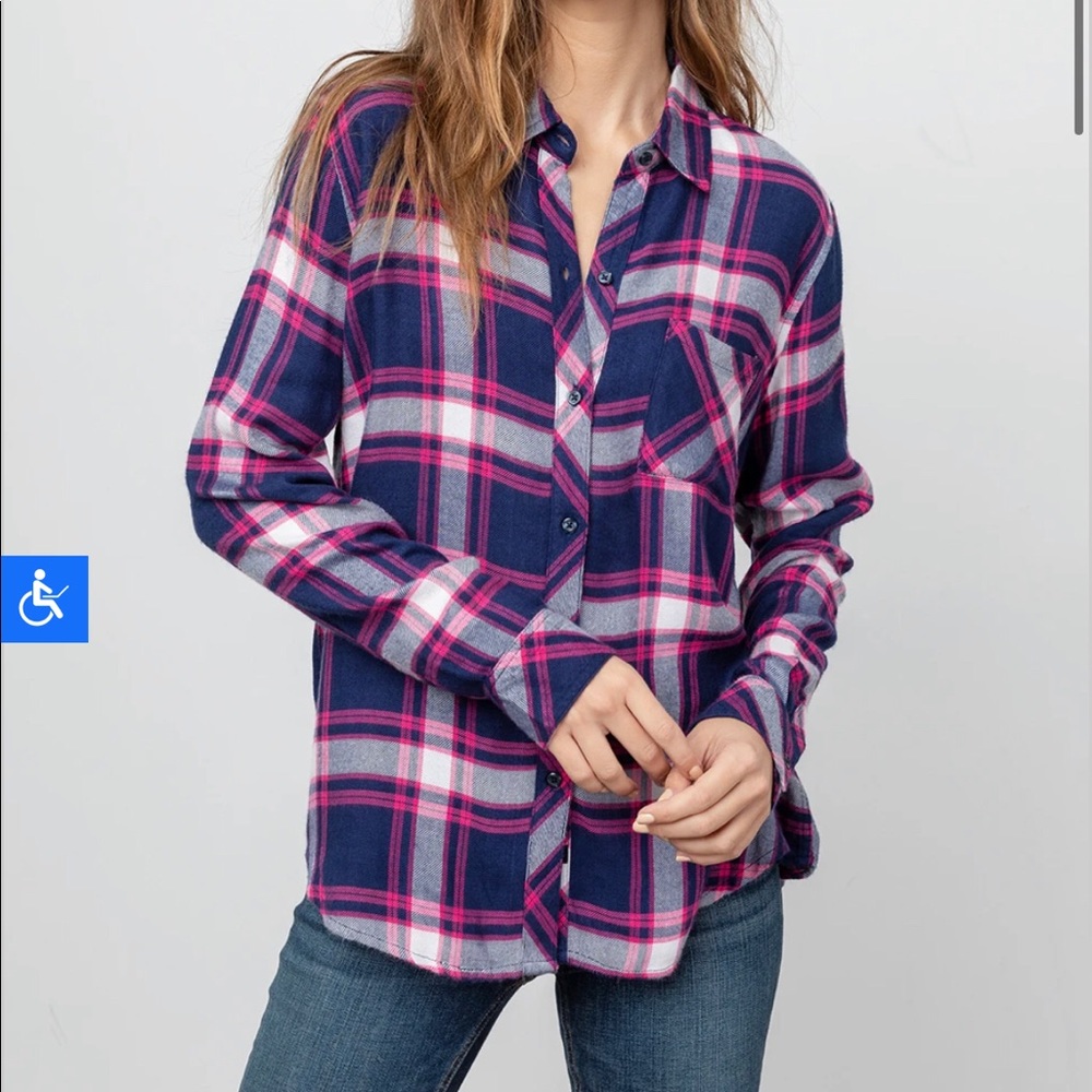 Flannel long sleeve shirt